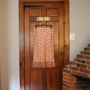 Delicate Pink Floral Skirt